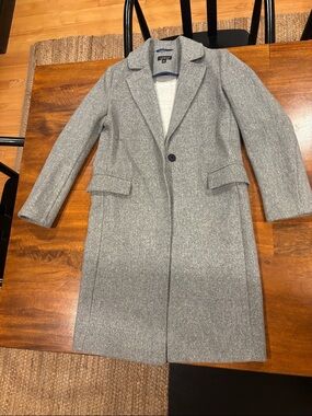Topshop US 2 pea coat grey